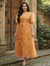 AYRA - Yellow Organza With Floral Maxi